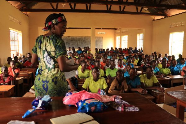 Internationaler Tag der Menstruationshygiene - Afripad-Schulung